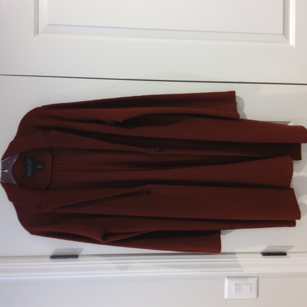 Rachel Zoe wool blend Boucle Midi Coat